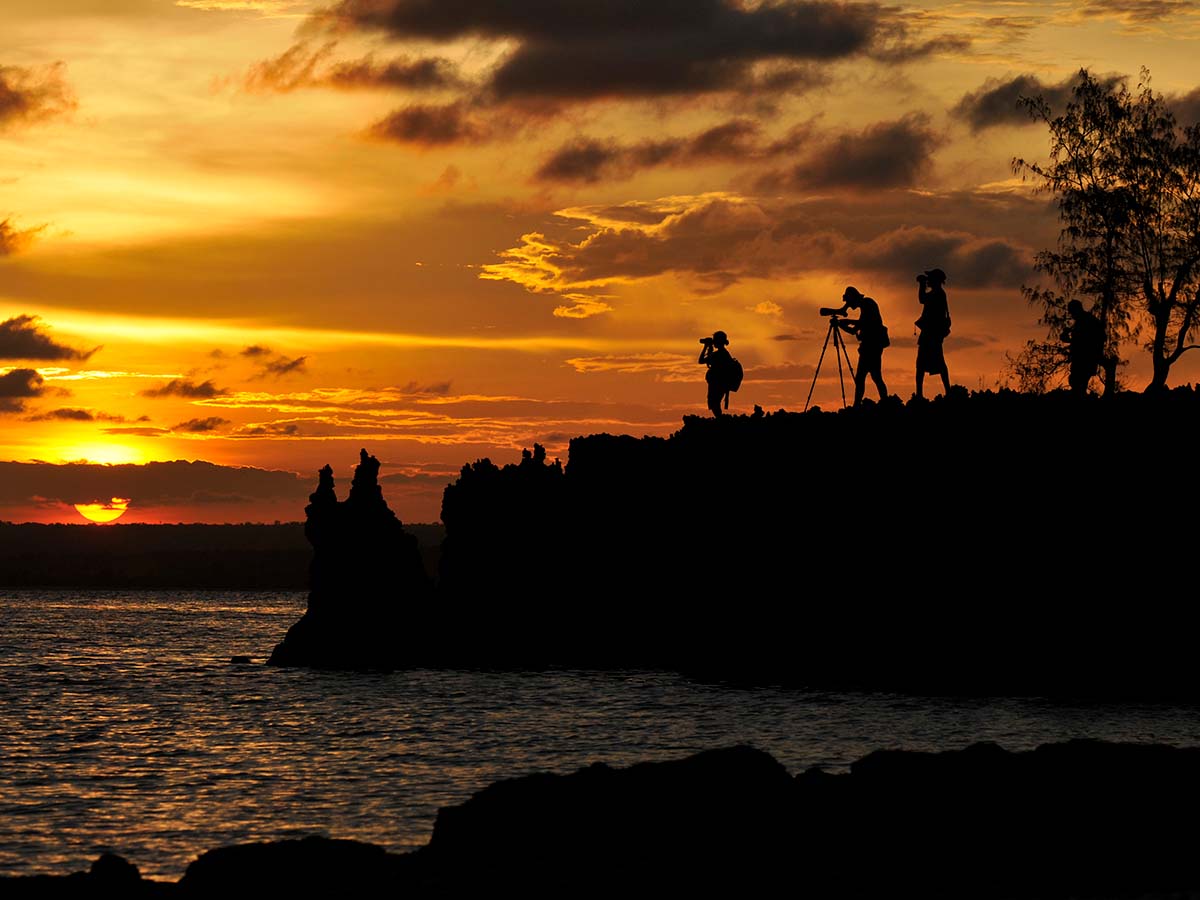 Mozambico, parco Quirimbas, tramonto