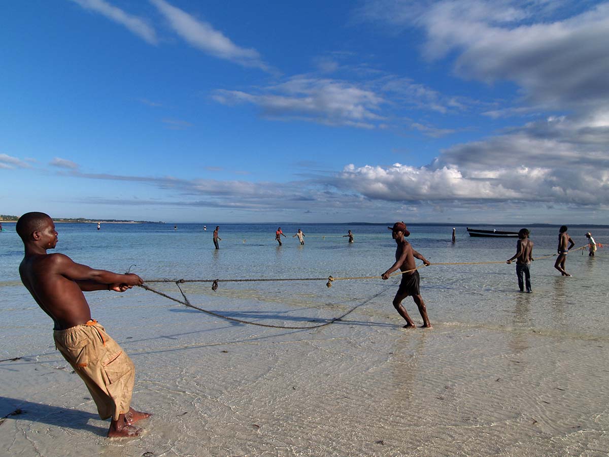 Mozambico, pescatori