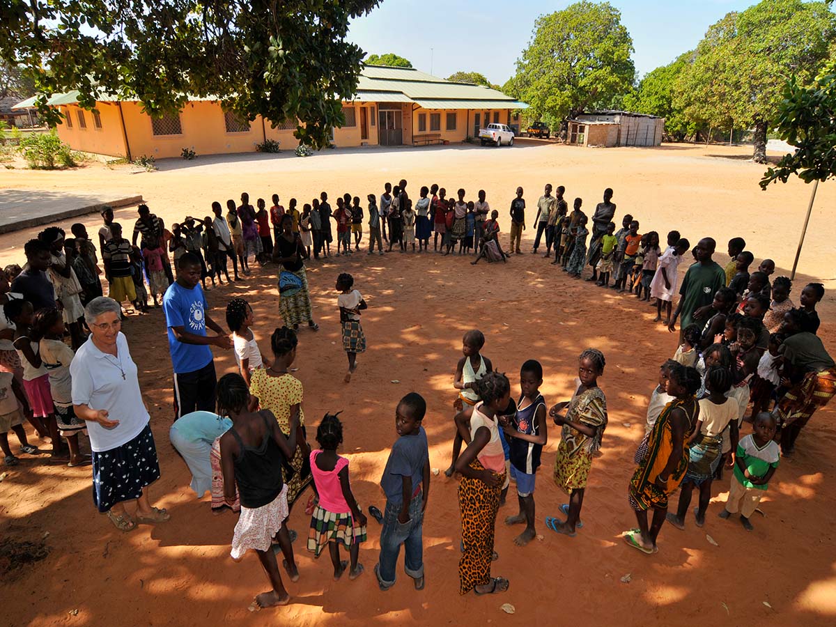 Children at the Mary Mother of the Good Shepherd Center